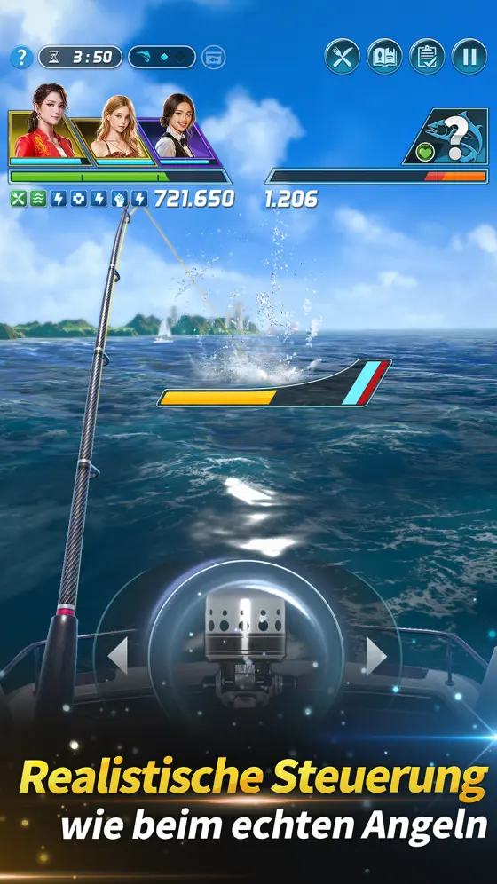 Hochformat-Screenshot aus Ace Fishing: Crew, Store-Bild Nummer eins